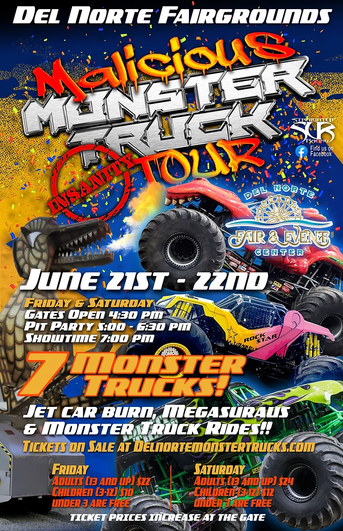 Malicious Monster Truck Tour CHILD  TICKET SATURDAY